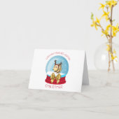 Ik wens je een mooie kerst kaart (Gele Bloem)