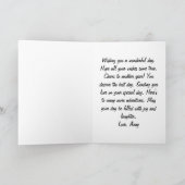 Ik wens je een prachtige dag. Hoop dat al je wense Kaart (Binnen)
