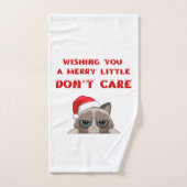 Ik wens je een prettige kleine, niet-giftige kat bad handdoek (Handdoek)