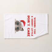 Ik wens je een prettige kleine, niet-giftige kat bad handdoek (Handdoek)