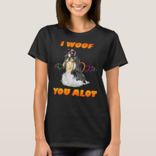 Ik wens je een veel Oranje tekst zwart wit sjiiet T-shirt