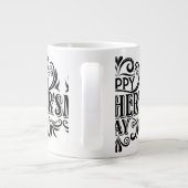 Ik wens mama een fijne dag extra grote beker (Achterkant)