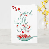 IK WENS MIJN VRIEND OM "SNEL BETER TE WORDEN" KAART (Gele Bloem)