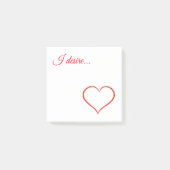 Ik wens post-it® notes (Voorkant)