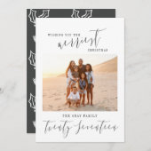 IK WENS U DE VROLIJKSTE KERST FEESTDAGENKAART (Voorkant / Achterkant)