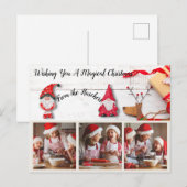 Ik wens u een Briefkaart voor de kerstfeestdag met (Voorkant / Achterkant)