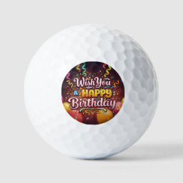 IK WENS U EEN GELUKKIGE VERJAARDAG GOLFBALLEN