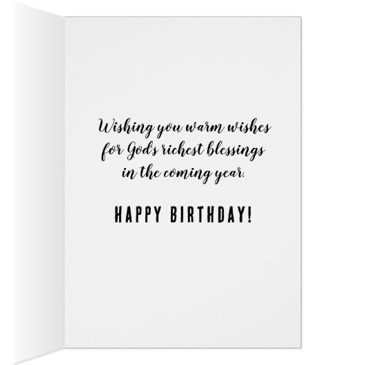 Ik wens u een Gezegende en gelukkige verjaardag (Binnen (Rechts))