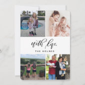 Ik wens u een prettig kerstfeest kaart (Achterkant)