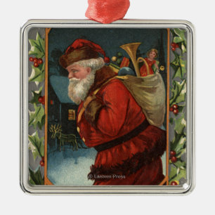 Ik wens u een prettig kerstfeestKerstmarché Metalen Ornament