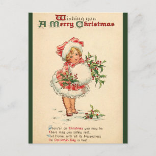 Ik wens u een vrolijk kerstfeest - gedicht feestdagenkaart