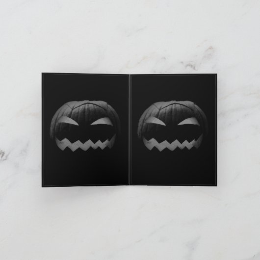 Ik wens u en u een griezelige, gelukkige Halloween Kaart (Binnen)