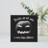 Ik wens u en u een griezelige Halloween (Staand voorkant)
