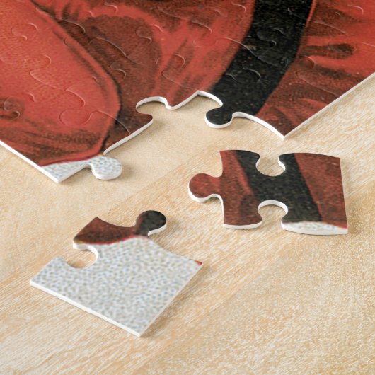 Ik wens u kerstcadeau van Ellen Clapsaddle Legpuzzel (Zijkant)