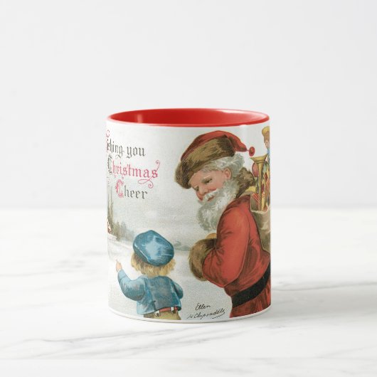 Ik wens u kerstcadeau van Ellen Clapsaddle Mok (Midden)