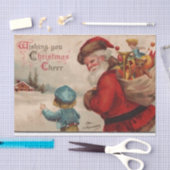 Ik wens u kerstcadeau van Ellen Clapsaddle Tissuepapier (Craft)