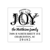 Ik wens u veel plezier met Kerstmis Rubberstempel (Afrduk)