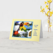 Ik wens u veel succes! kaart (Gele Bloem)