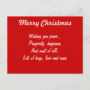 Ik wens u veel succes met kerstbriefkaarten feestdagenkaart