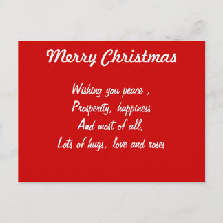 Ik wens u veel succes met kerstbriefkaarten feestdagenkaart