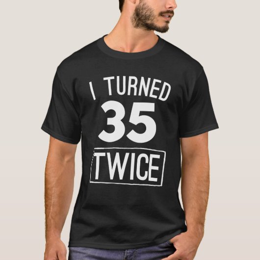 Ik werd 35 keer grappig 70e verjaardag 1948 shirt (Voorkant)