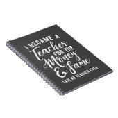 Ik werd een leerling voor het geld en het spel notitieboek (Rechterzijde)