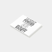Ik werd gedwongen mijn controller te plaatsen post-it® notes (Schuin)
