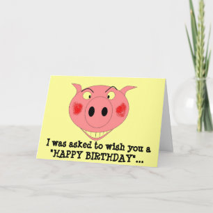 Ik werd gevraagd om je een "HAPPY" te wensen... Kaart