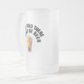 Ik werd gezegd dat er bier zou zijn matglas bierpul (Voorkant links)