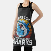 Ik werd gezegd dat er haaien zouden zijn schort (Insitu)