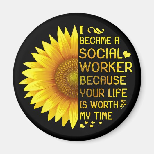 Ik werd sociaal werker magneet (Voorkant)