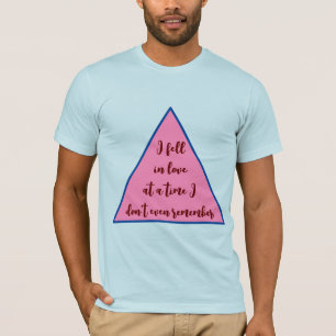 "Ik werd verliefd op een moment dat ik me niet een T-shirt