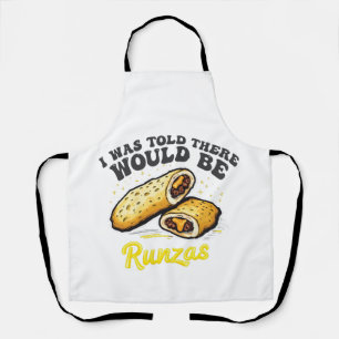 Ik werd verteld dat er een Runzas Funny Food zou z Schort