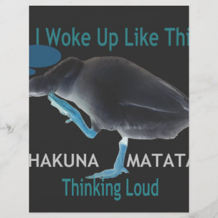 Ik werd wakker als deze Hakuna Matata Gepersonaliseerd Briefhoofd