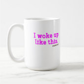 Ik werd wakker als deze mok met een concertlijst a (Links)