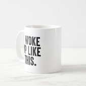 Ik werd wakker als deze Mok van de prijsopgave (Voorkant links)