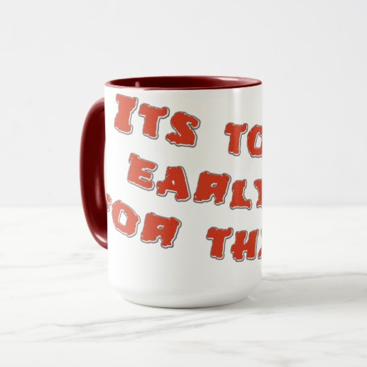 Ik werd wakker en had mok nodig (Voorkant links)