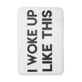 Ik werd zo wakker | Citaat van franje Badmat (Voorkant Verticaal)