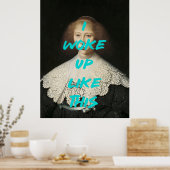 Ik werd zo wakker poster (Keuken)