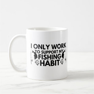 Ik werk alleen om mijn Geviste habitat te onderste Koffiemok