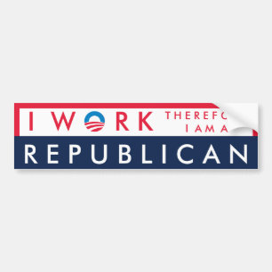 Ik werk dus... bumpersticker