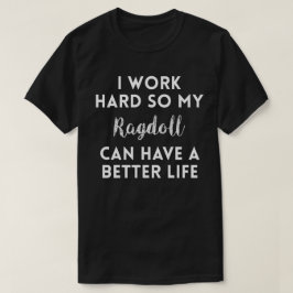 Ik werk een harde radarkat, citaat T-Shirt