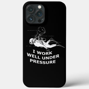 Ik werk goed onder druk (Scuba-duiken) iPhone 13 Pro Max Hoesje