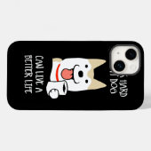 Ik werk hard Case-Mate iPhone case (Achterkant (horizontaal))