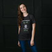 Ik werk hard -  kat foto t-shirt