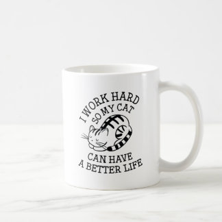 Ik werk hard koffiemok