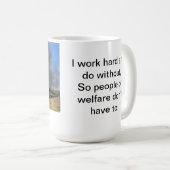 Ik werk hard stoomtrein 00 koffiemok (Voorkant rechts)