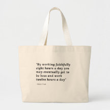Ik werk hard T-Shirt Canvas tas