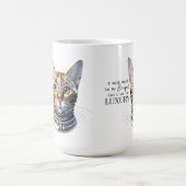 Ik werk hard zodat mijn Bengalen in luxe kunnen le Koffiemok (Center)