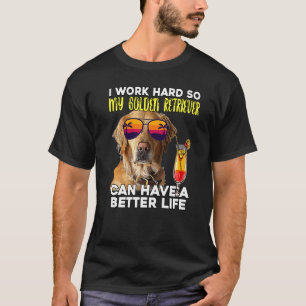 Ik werk hard zodat mijn gouden rector een Bett kan T-shirt